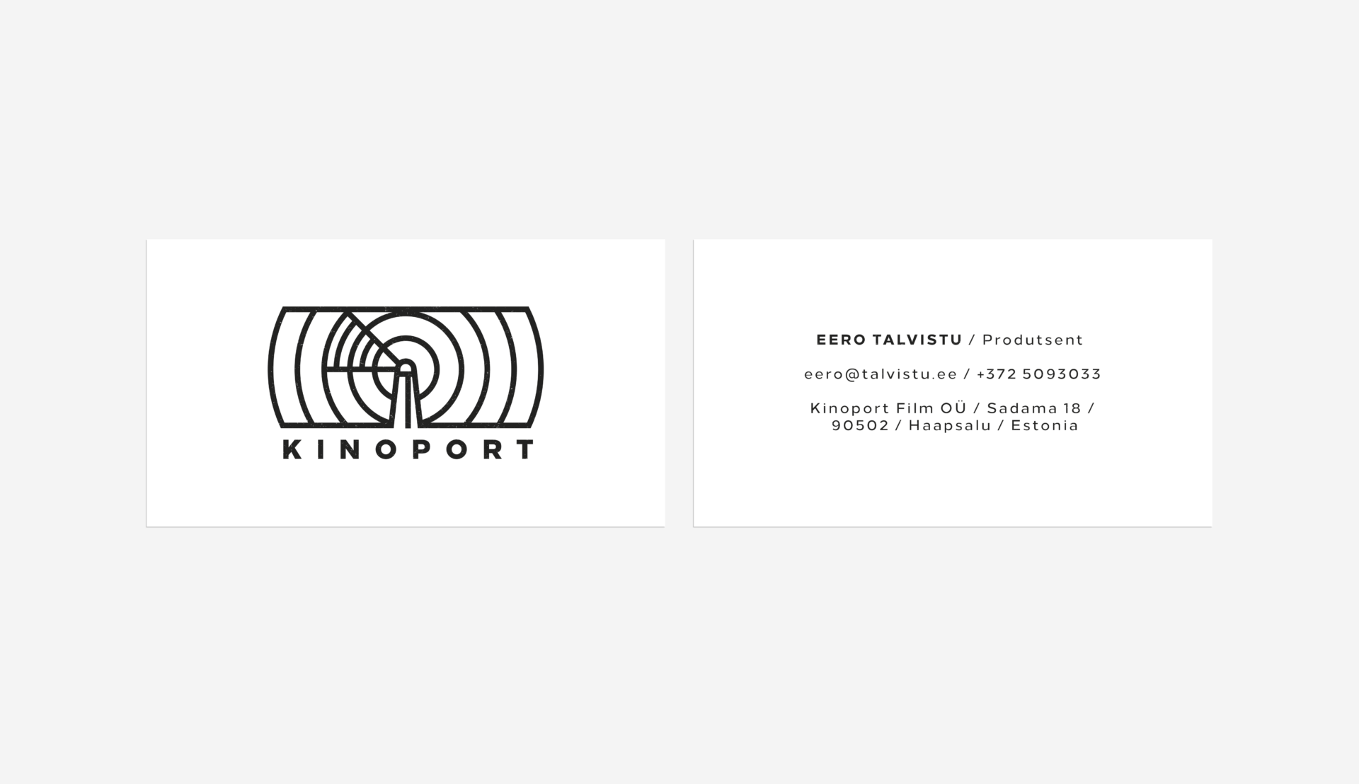 Visuaalne Identiteet, logo ja animatsioon - Kinoport